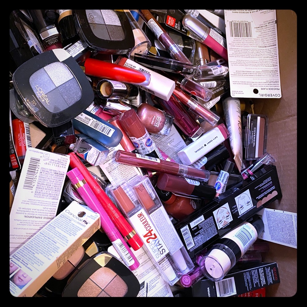 Wholesale lot of makeup name brand